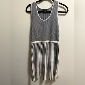 Banana Republic Striped Flare Dress - Petite Small